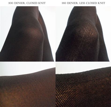 hosiery vs low denier